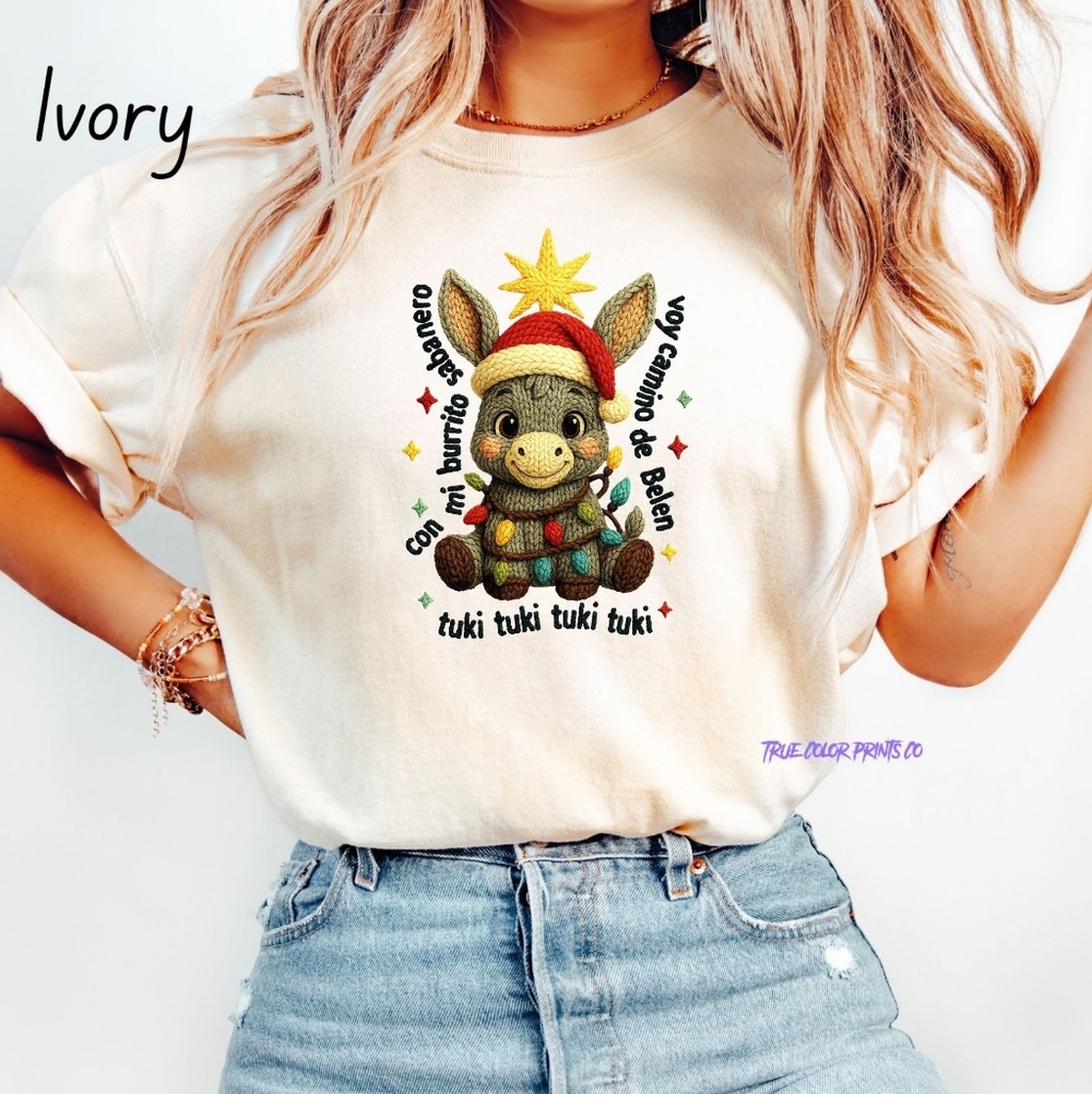 Christmas Donkey Mi Burrito Sabanero Tee-Shirt